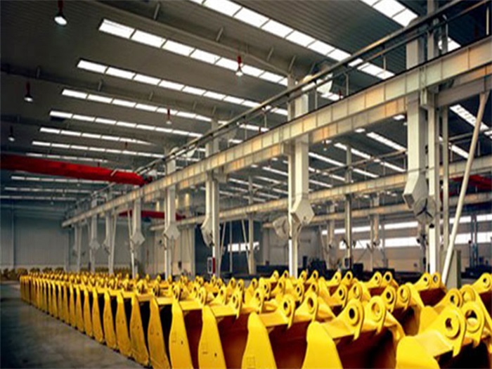 仪征徐工集团挖掘机装配车间